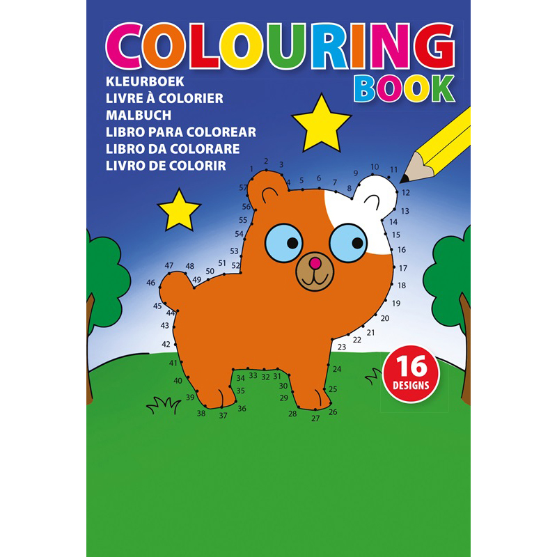 A4 Children's Colouring Book                      