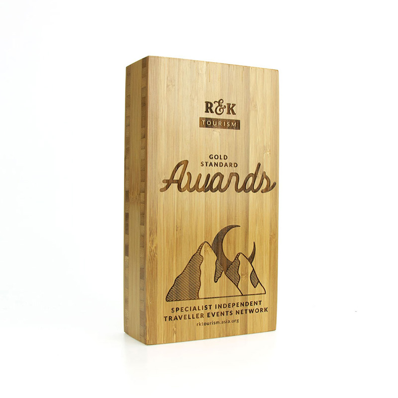 Bamboo Block Award - Medium