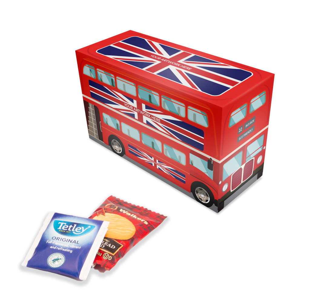 Eco Range - Eco Bus Box - Tea and Biscuits