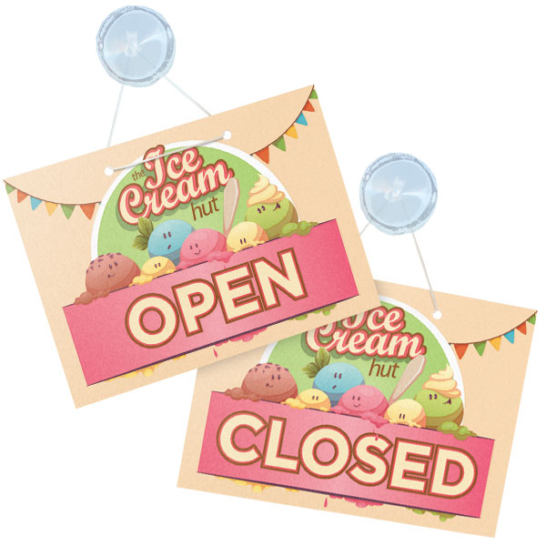 Open & Closed Door Sign