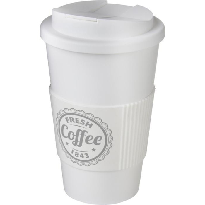 Americano Thermal Mug with Grip and Spill Proof Lid