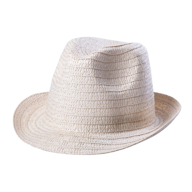 Unisex synthetic paper straw hat (without band)