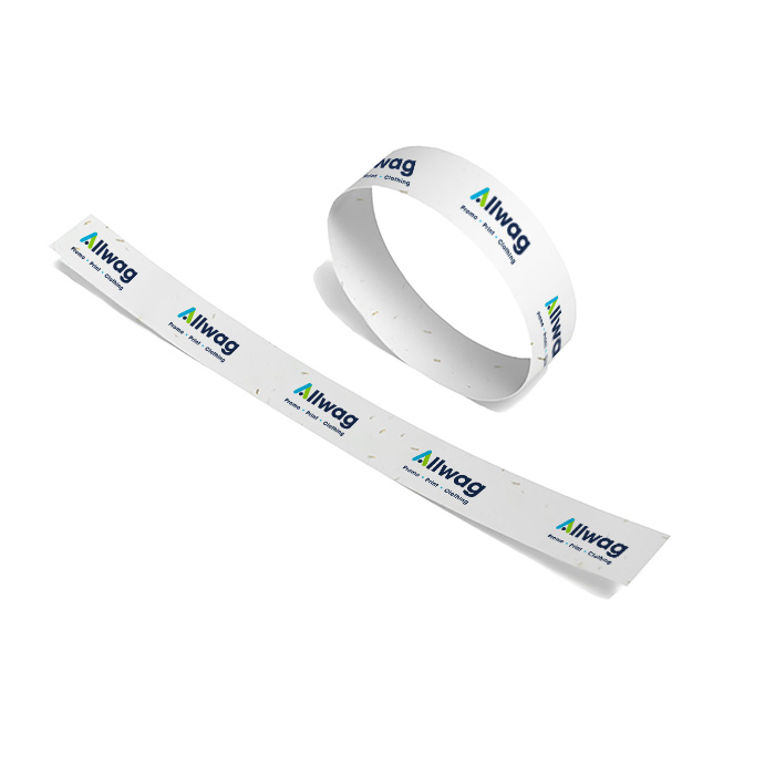 Seeded Paper Wristband