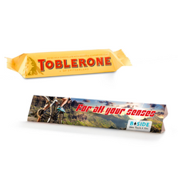 Toblerone chocolate bar in branded case