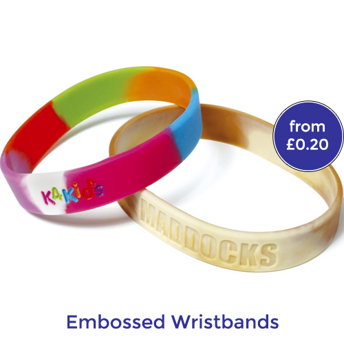 branded charity wristbands