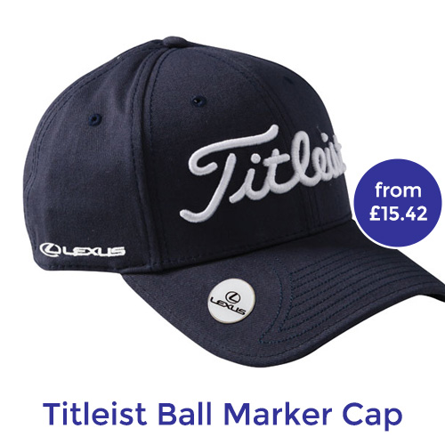 branded golf cap