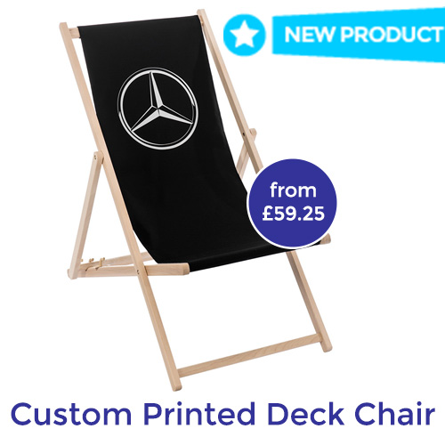 branded deck chair 