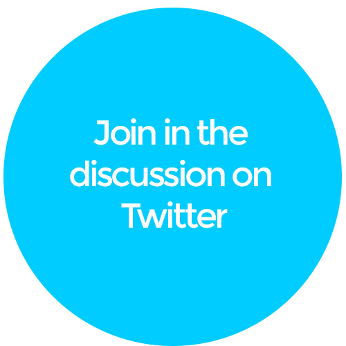 join in the discussion on Twitter