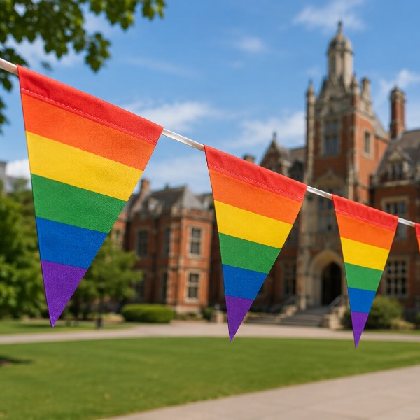 Branded Pride Flags for Corporate and Campus Events