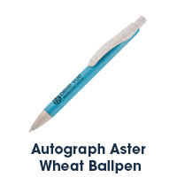 Autograph Pen Made from Wheatstraw - ideal for brand promotion