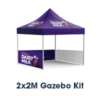 Branded 2x2M Gazebo Kit