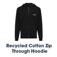 Abisko Branded Recycled Cotton Zip Through Hoodie
