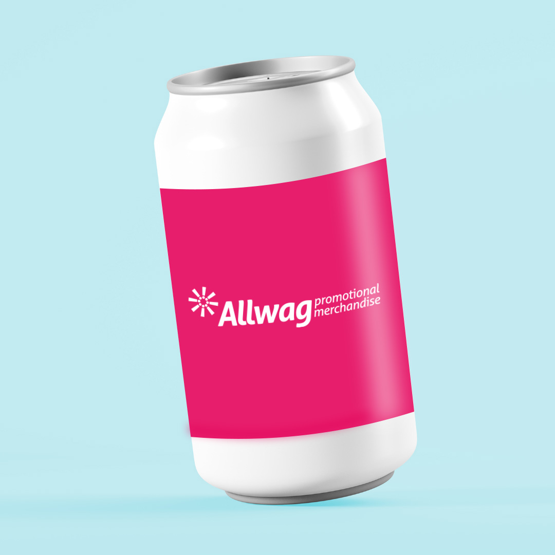 Branded beer can