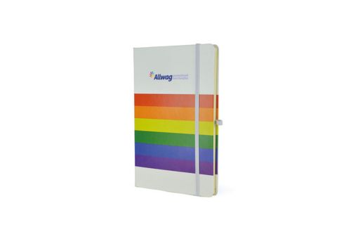 Rainbow  Pride branded mole notebook