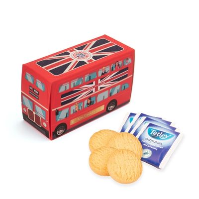 Branded Coronation Tea Bags and Biscuits