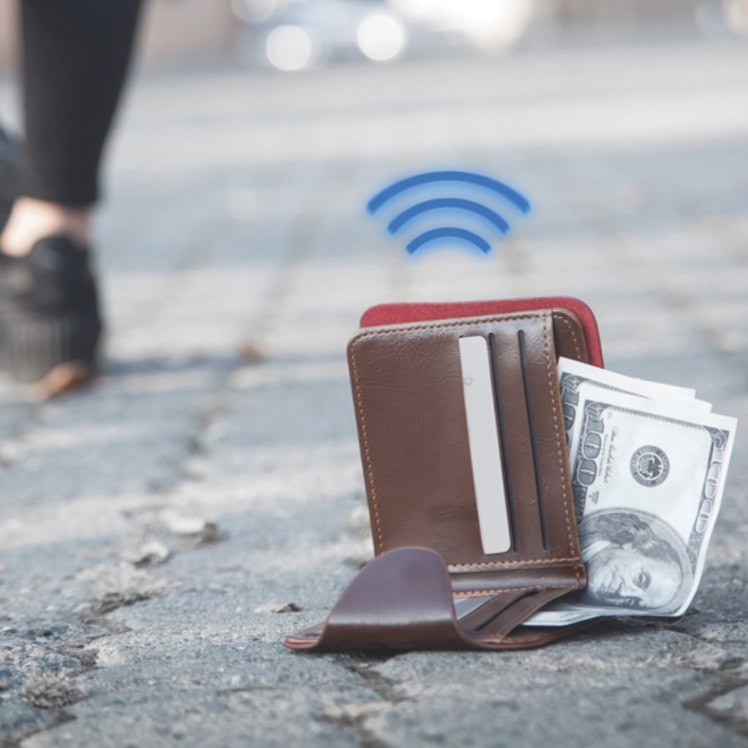 Branded tech tracker merchandise example