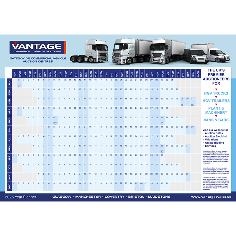 Smart Planner A2 Wall Planner