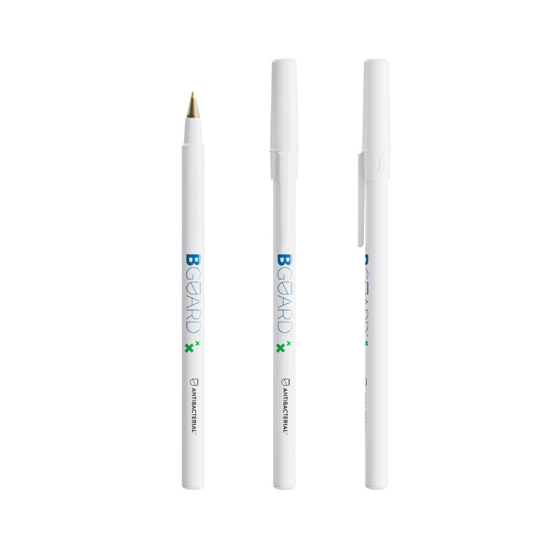 BIC Round Stic BGuard Antibacterial Ballpen