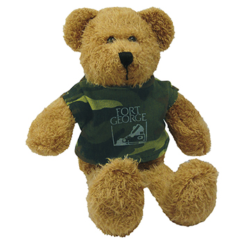 9in Scraggy Camouflage T Shirt Bear