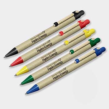 Green and Good Storia Pen - Recycled w Round Clip