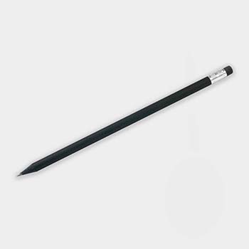 Green and Good Certified Sustainable Wooden Black Pencil Black with Eraser
