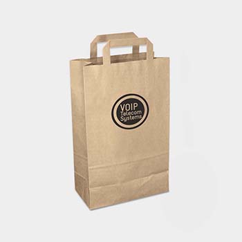 Green and Good Paper Carrier Bag Medium - Recycled 
