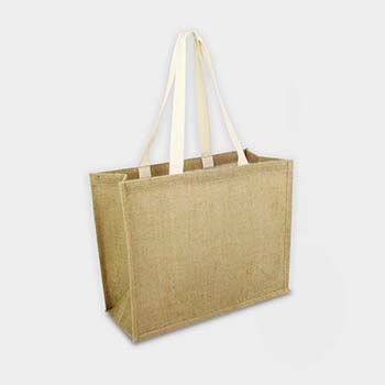 Green and Good Taunton Bag - Jute - Natural Handles