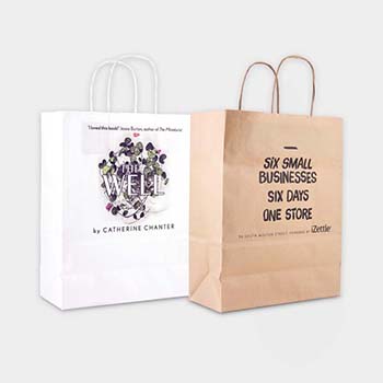 Green and Good A4 Kraft Paper Bag Full Colour - Sustainable