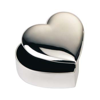 Silver Heart Trinket Box
