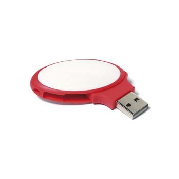 Oval Twister USB Flashdrive - 1GB
