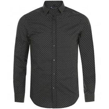 SOL'S Becker Polka Dot Long Sleeve Poplin Shirt