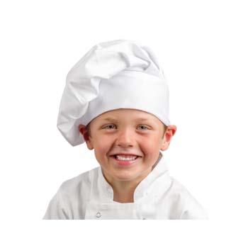 Kids Chef Hat - White