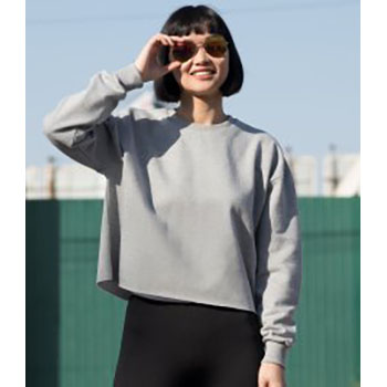 SF Ladies Cropped Slounge Sweatshirt