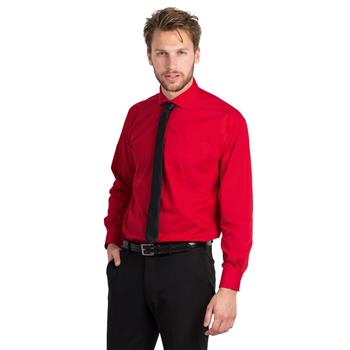 Men's Smart Long Sleeve Poplin Shirt