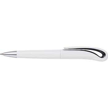 White Ball Pen With Swan Neck