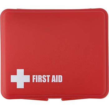 First Aid Kit In A Plastic Box 10Pc