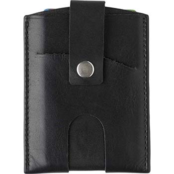 Split Leather Rfid Credit Card Wallet              