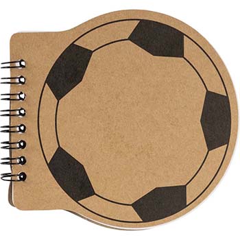 Football Shaped Notebook