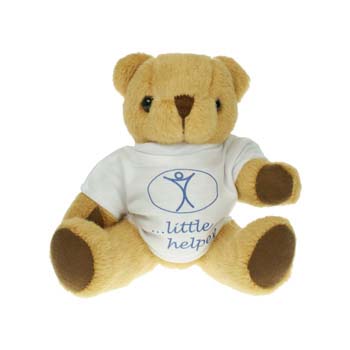 20cm Honey Jointed Bear with T-Shirt