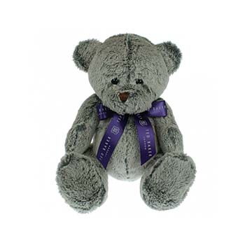 25cm Mulberry Bear With Bow