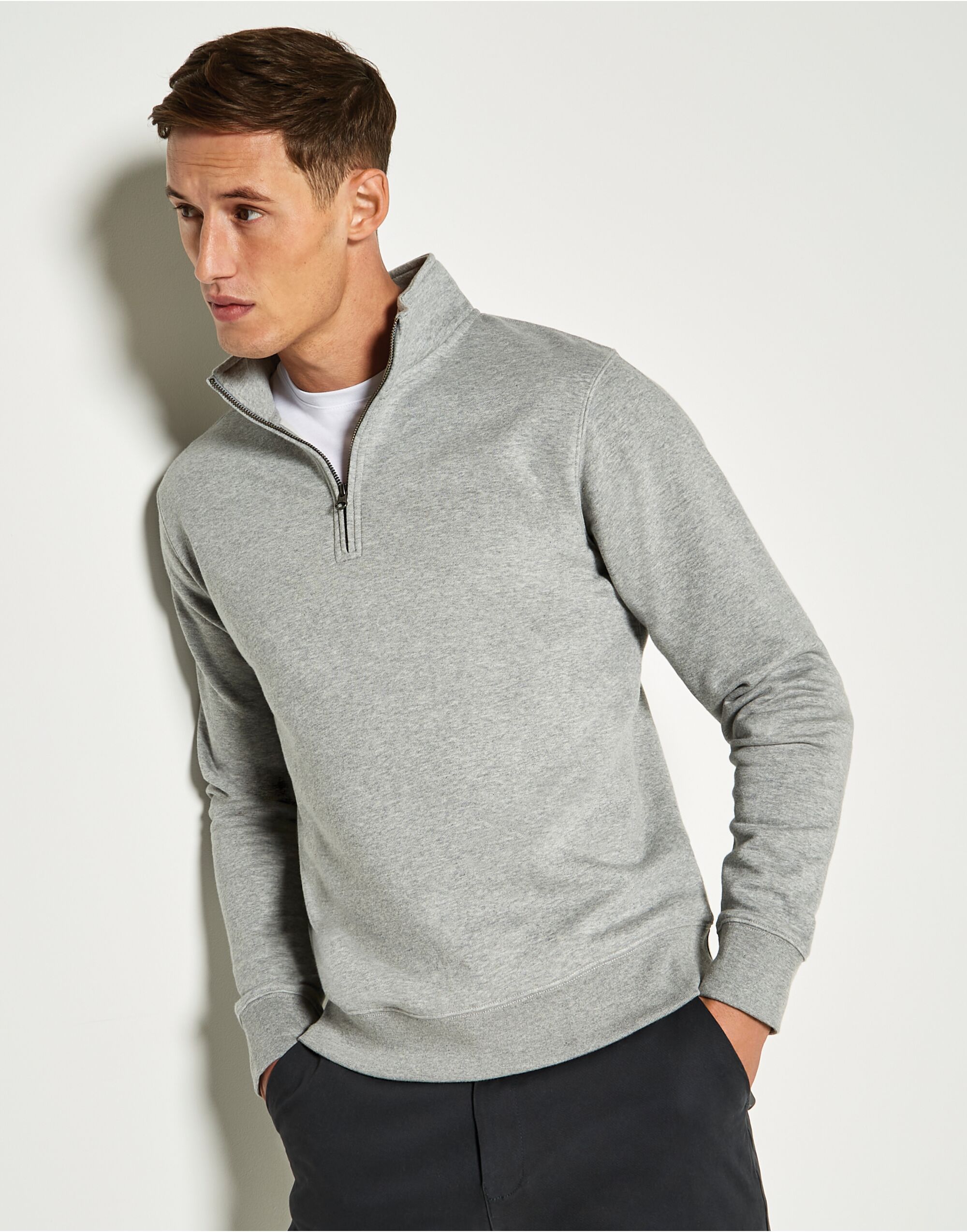 Kustom Kit Mens Regular 1/4 Zip Sweat