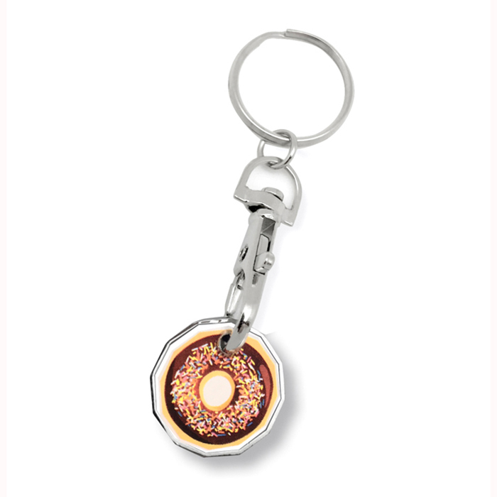 Printed Hard Enamel Trolley Coin 22.4mm