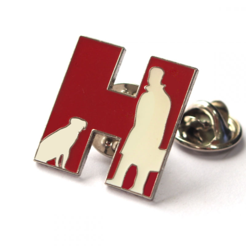 Stamped Iron Hard Enamel Badge - 40mm