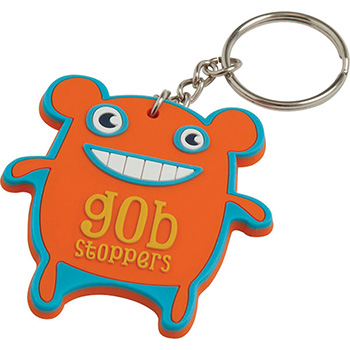 Soft PVC Keyring 60mm