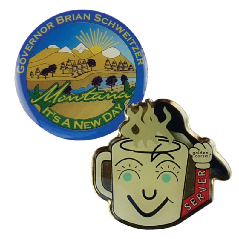 Printed Steel Badge 25mm