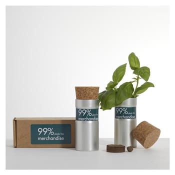 Aluminium Desktop Garden Boxed - Herb Mix