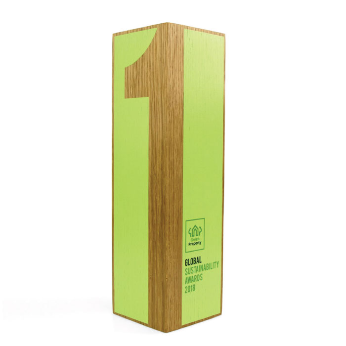 Medium Oak Column Award