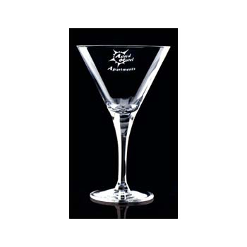 Heavy Bottom Crystal Martini Glass