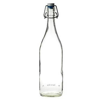 500ml Flip Top Water Bottle with Ceramic Top - Blue