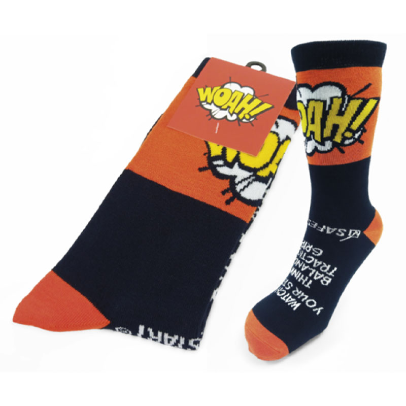 Jacquard Woven Promo Socks 